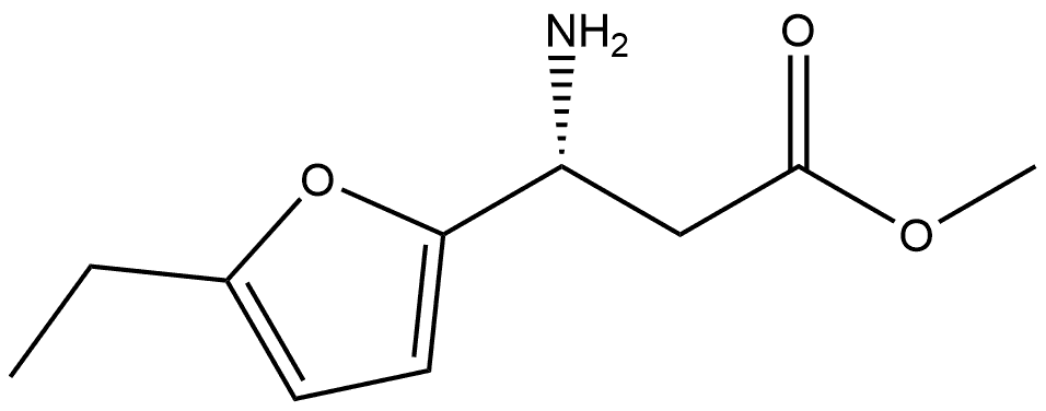 methyl (R)?-?3-?amino-?3-?(5-?ethylfuran-?2-?yl)?propanoate Structure