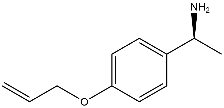 (S)-1-(4-(allyloxy)phenyl)ethan-1-amine Structure