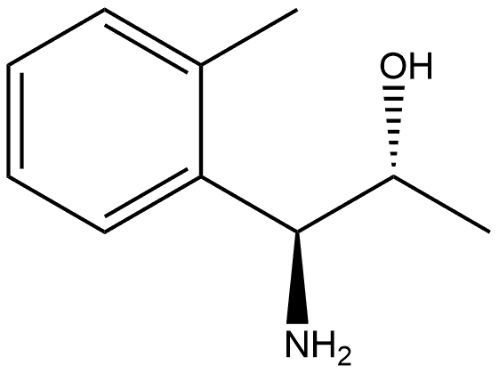 (1S,2R)-1-AMINO-1-(2-METHYLPHENYL)PROPAN-2-OL Structure