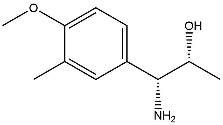 (1R,2R)-1-AMINO-1-(4-METHOXY-3-METHYLPHENYL)PROPAN-2-OL Structure