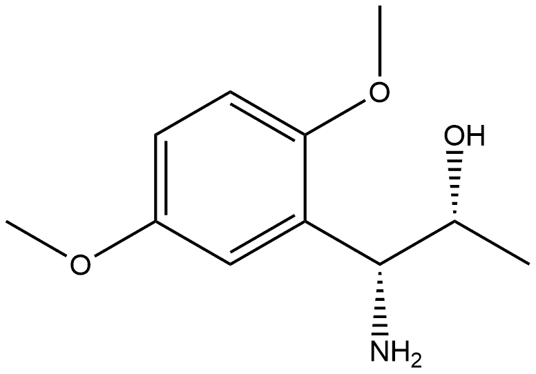 (1R,2R)-1-AMINO-1-(2,5-DIMETHOXYPHENYL)PROPAN-2-OL Structure