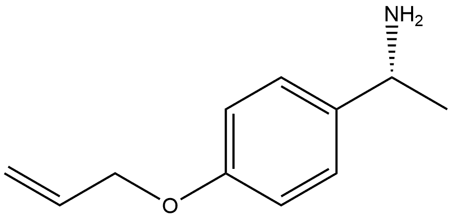 (R)-1-(4-(allyloxy)phenyl)ethan-1-amine Structure