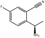 (R)-2-(1-aminoethyl)-5-fluorobenzonitrile Structure