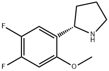 (2S)-2-(4,5-difluoro-2-methoxyphenyl)pyrrolidine 구조식 이미지