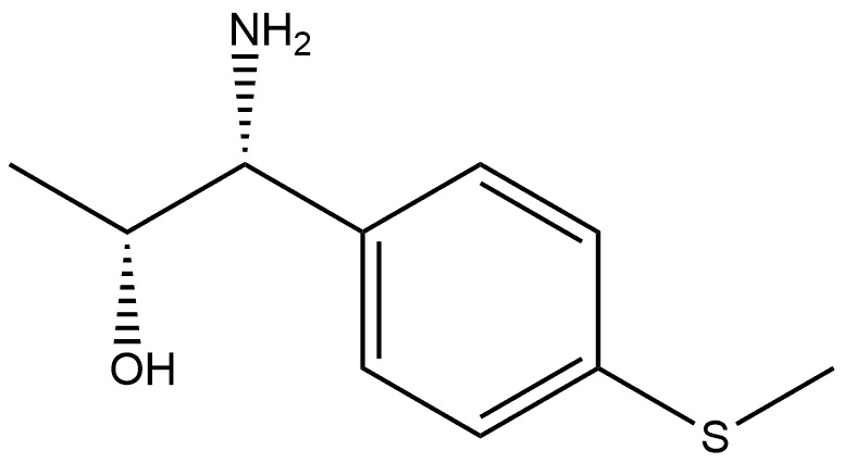 (1R,2R)-1-AMINO-1-(4-METHYLTHIOPHENYL)PROPAN-2-OL Structure