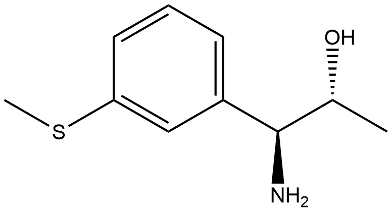 (1S,2R)-1-AMINO-1-(3-METHYLTHIOPHENYL)PROPAN-2-OL Structure