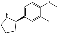 (2R)-2-(3-iodo-4-methoxyphenyl)pyrrolidine Structure