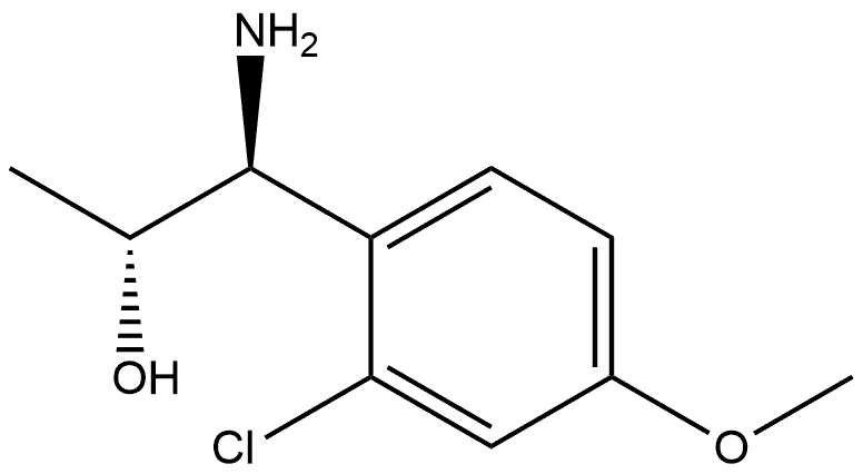 (1S,2R)-1-AMINO-1-(2-CHLORO-4-METHOXYPHENYL)PROPAN-2-OL Structure