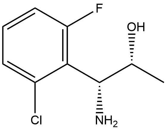 (1R,2R)-1-AMINO-1-(6-CHLORO-2-FLUOROPHENYL)PROPAN-2-OL Structure