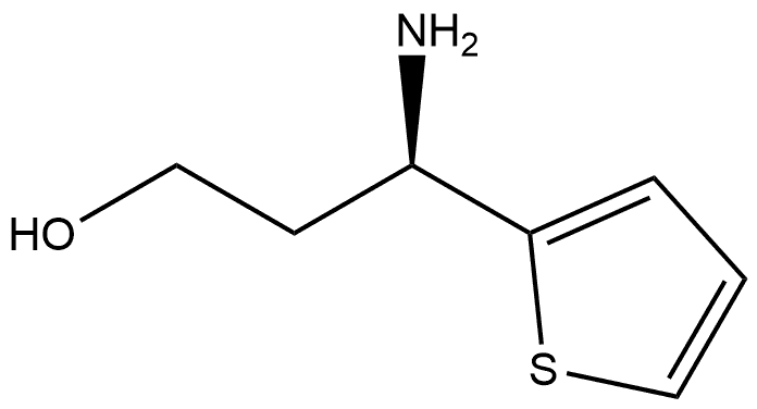 (3R)-3-AMINO-3-(2-THIENYL)PROPAN-1-OL Structure