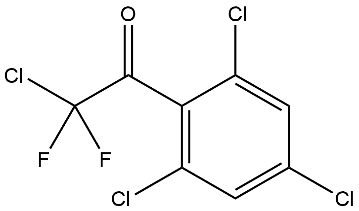 2-Chloro-2,2-difluoro-1-(2,4,6-trichlorophenyl)ethanone Structure