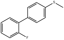 (2'-Fluorobiphenyl-4-yl)(methyl)sulfane Structure