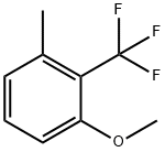 Benzene, 1-methoxy-3-methyl-2-(trifluoromethyl)- 구조식 이미지