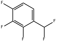 Benzene, 1-(difluoromethyl)-2,3,4-trifluoro- 구조식 이미지