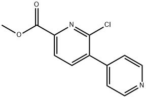 Methyl 6-chloro-5-(pyridin-4-yl)picolinate Structure