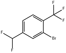 2-Bromo-4-(difluoromethyl)benzotrifluoride Structure