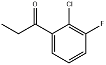 1-Propanone, 1-(2-chloro-3-fluorophenyl)- Structure