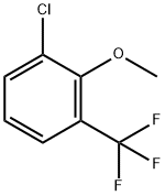 Benzene, 1-chloro-2-methoxy-3-(trifluoromethyl)- Structure