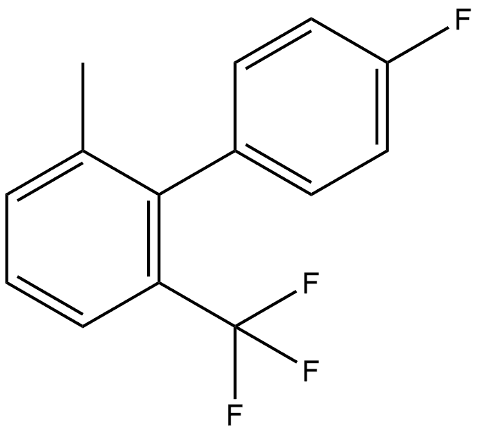 4'-Fluoro-2-methyl-6-(trifluoromethyl)-1,1'-biphenyl Structure