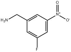 Benzenemethanamine, 3-fluoro-5-nitro- Structure