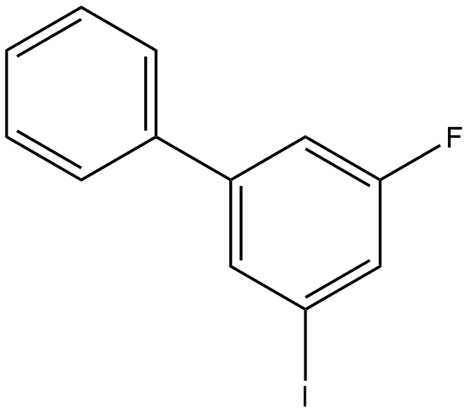 3-Fluoro-5-iodo-1,1'-biphenyl Structure