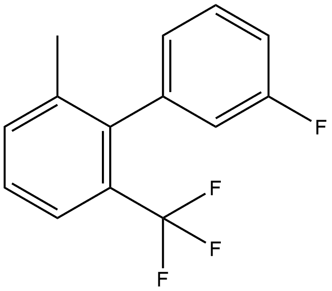 3'-Fluoro-2-methyl-6-(trifluoromethyl)-1,1'-biphenyl Structure