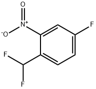 Benzene, 1-(difluoromethyl)-4-fluoro-2-nitro- 구조식 이미지