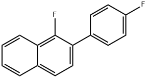 1-Fluoro-2-(4-fluorophenyl)naphthalene Structure