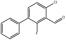 4-Chloro-2-fluoro-[1,1'-biphenyl]-3-carbaldehyde Structure