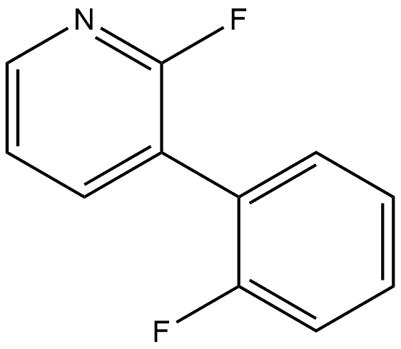 2-Fluoro-3-(2-fluorophenyl)pyridine Structure