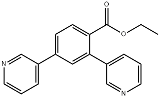 Ethyl 2,4-di(pyridin-3-yl)benzoate Structure