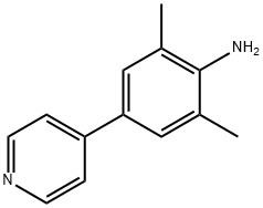 2,6-Dimethyl-4-(pyridin-4-yl)benzenamine Structure