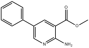 Methyl 2-amino-5-phenyl-3-pyridinecarboxylate Structure