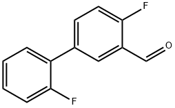 [1,1'-Biphenyl]-3-carboxaldehyde, 2',4-difluoro- Structure