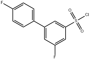 4',3-Difluorobiphenyl-5-sulfonyl chloride Structure