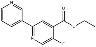 Ethyl 5-fluoro-2-(pyridin-3-yl)isonicotinate Structure