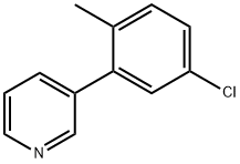 3-(5-Chloro-2-methylphenyl)pyridine Structure