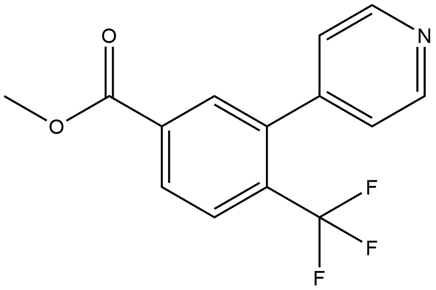 Methyl 3-(4-pyridinyl)-4-(trifluoromethyl)benzoate Structure