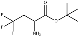 2-Amino-4,4,4-trifluoro-butyric acid tert-butyl ester Structure