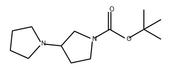 [1,3'-Bipyrrolidine]-1'-carboxylic acid, 1,1-dimethylethyl ester Structure