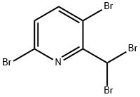 Pyridine, 3,6-dibromo-2-(dibromomethyl)- Structure