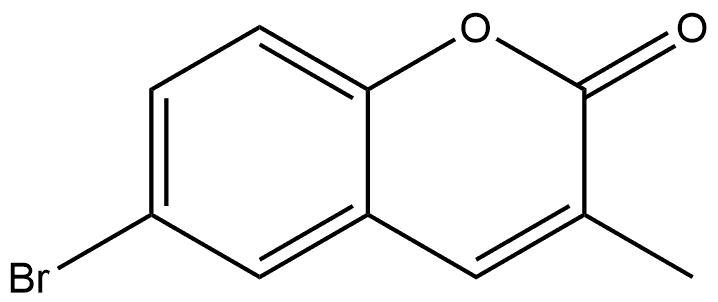 6-Bromo-3-methyl-2H-chromen-2-one Structure