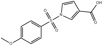 1H-Pyrrole-3-carboxylic acid, 1-[(4-methoxyphenyl)sulfonyl]- Structure