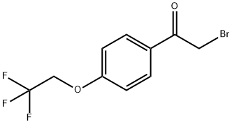 4-(2,2,2-Trifluoroethoxy)phenacyl bromide Structure