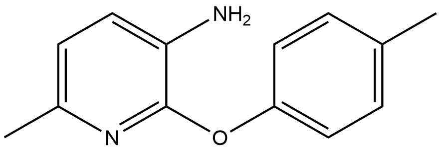 6-Methyl-2-(4-methylphenoxy)-3-pyridinamine Structure