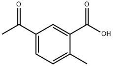 5-Acetyl-2-fluorobenzoic acid 구조식 이미지