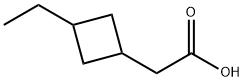 2-(3-ethylcyclobutyl)acetic acid Structure