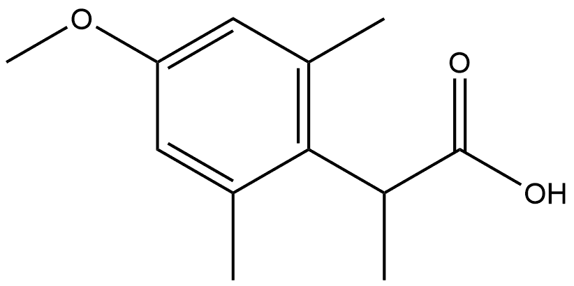 2-(4-methoxy-2,6-dimethylphenyl)propanoic acid Structure