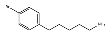 Benzenepentanamine, 4-bromo- Structure