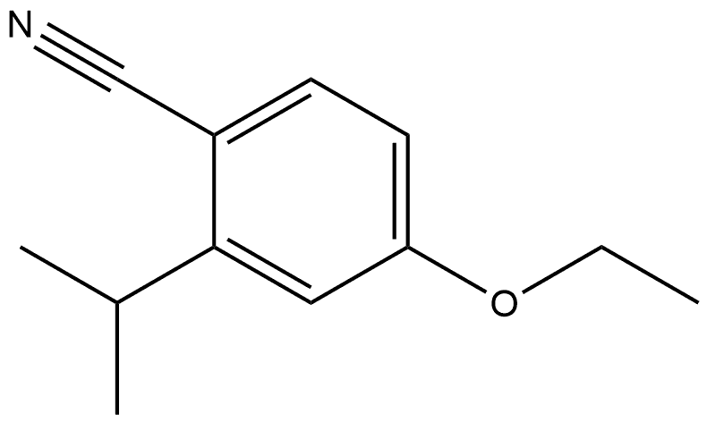 4-Ethoxy-2-(1-methylethyl)benzonitrile Structure